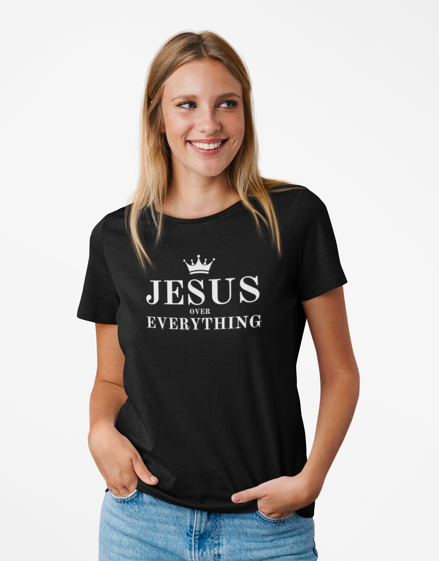 Jesus Over Everything Unisex Jersey Tee