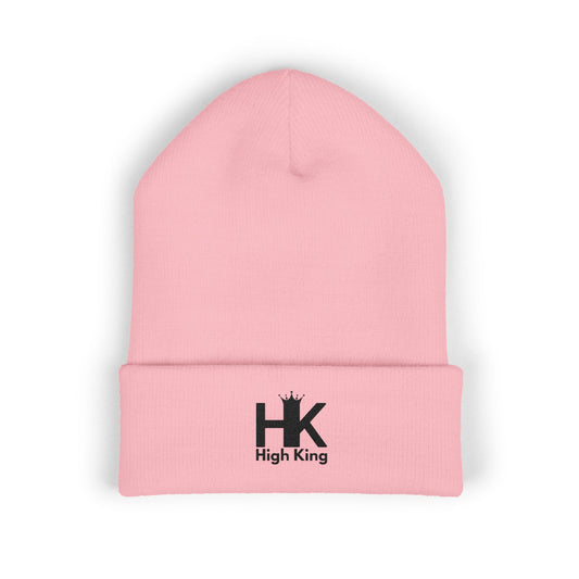 High King Cuffed Beanie with Embroidered Logo