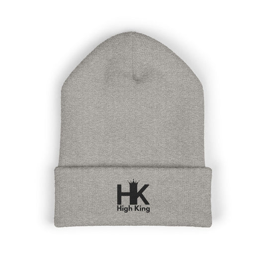 High King Cuffed Beanie with Embroidered Logo
