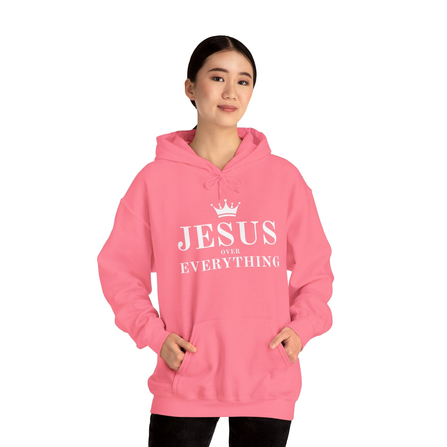 Jesus Over Everything Unisex Heavy Blend™ Hoodie