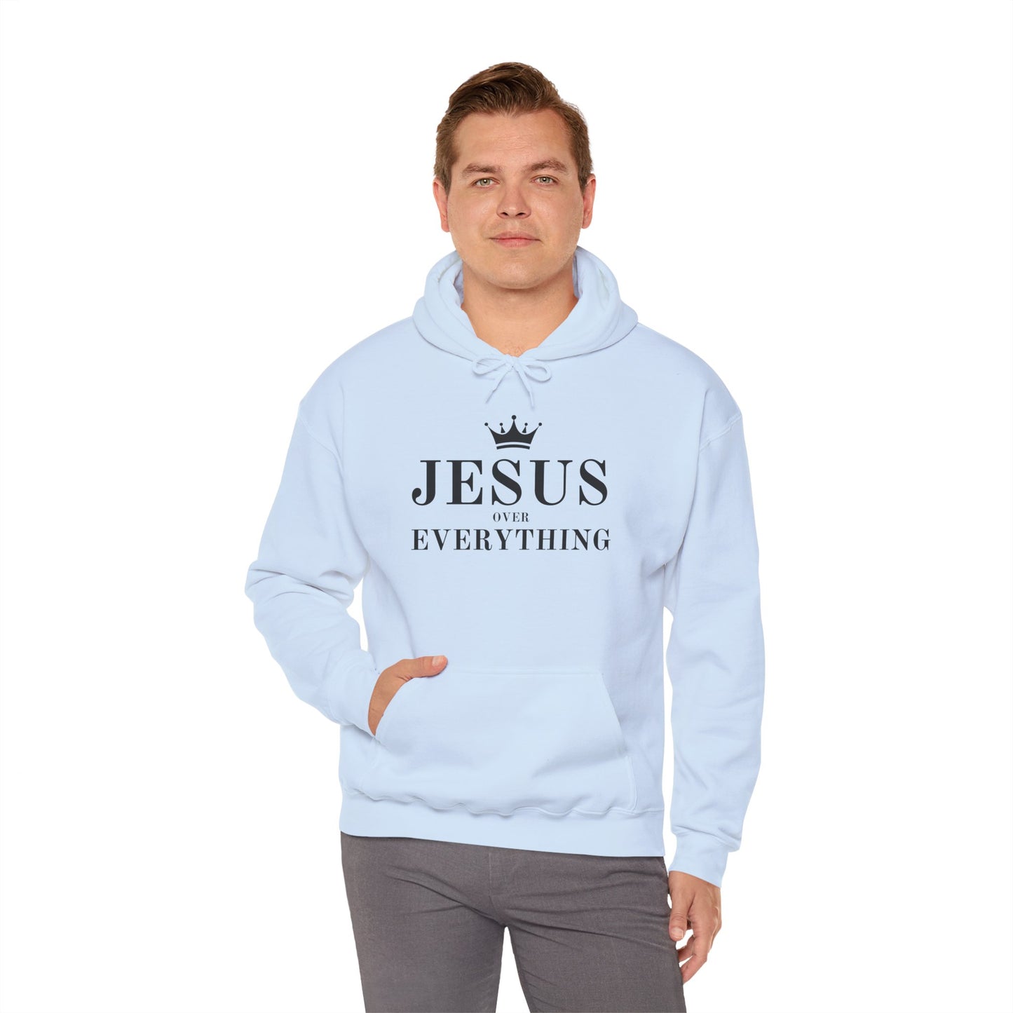 Jesus Over Everything Unisex Heavy Blend™ Hoodie