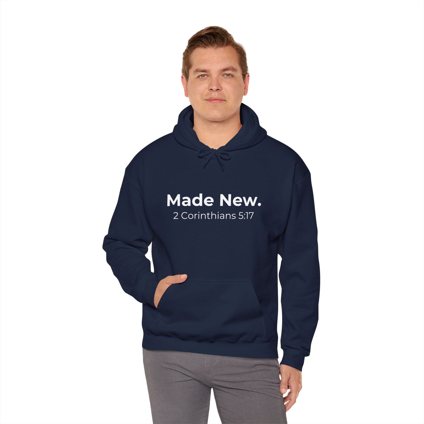 Made New: 2 Corinthians 5:17 Heavy Blend™ Hoodie