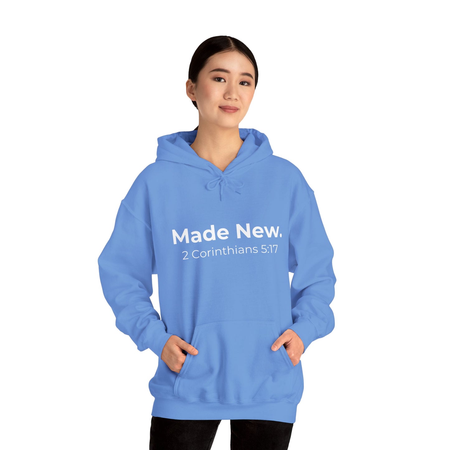 Made New: 2 Corinthians 5:17 Heavy Blend™ Hoodie