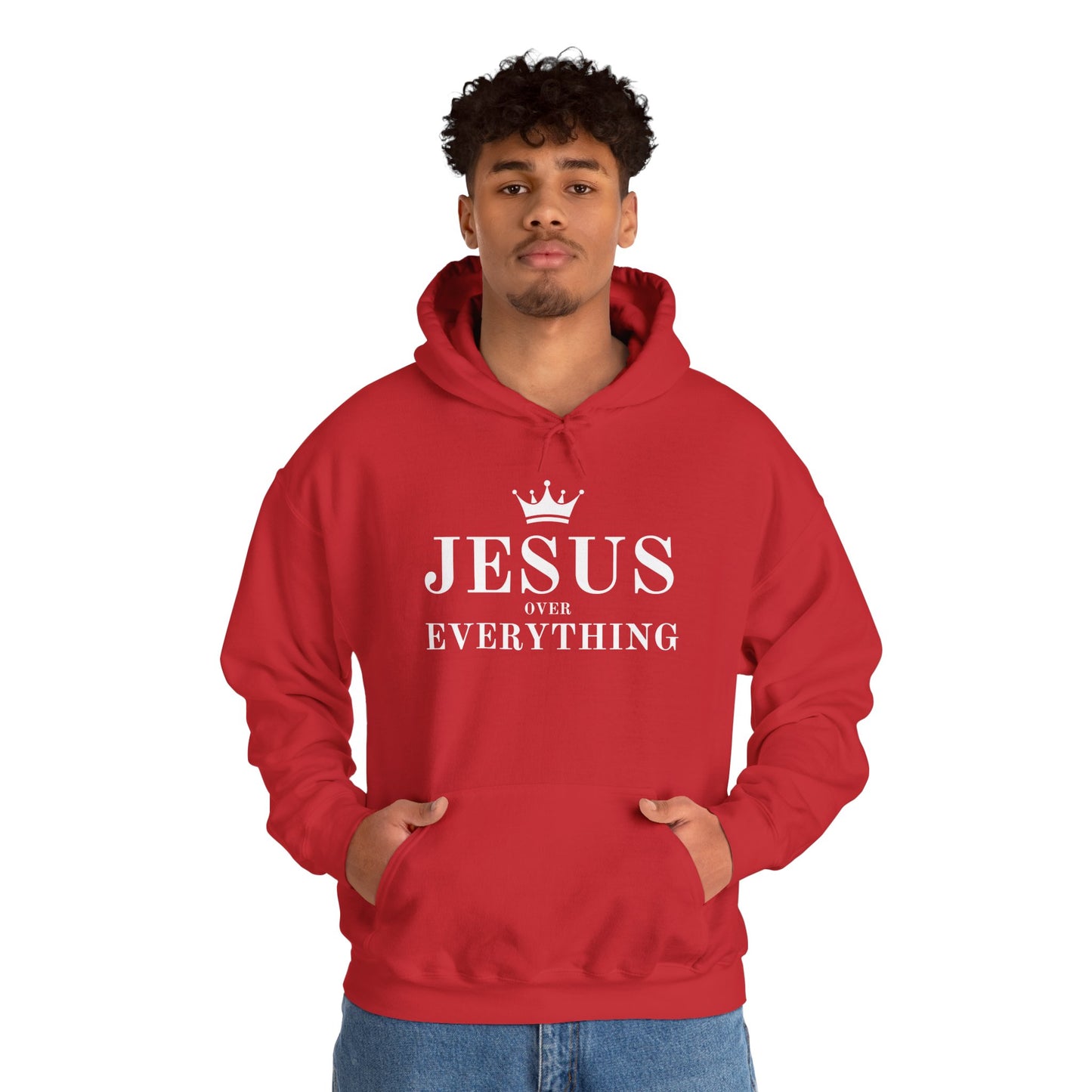 Jesus Over Everything Unisex Heavy Blend™ Hoodie