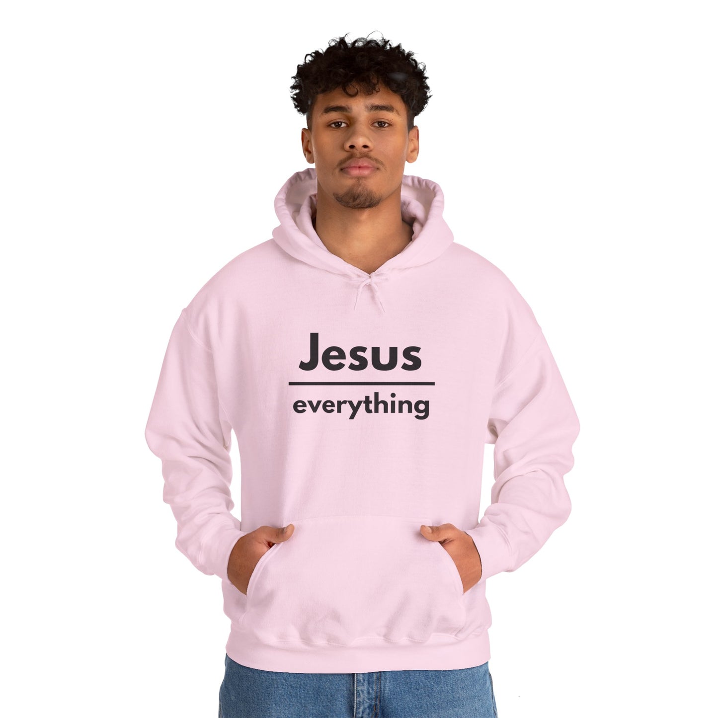 Jesus Over Everything Heavy Blend™ Hoodie