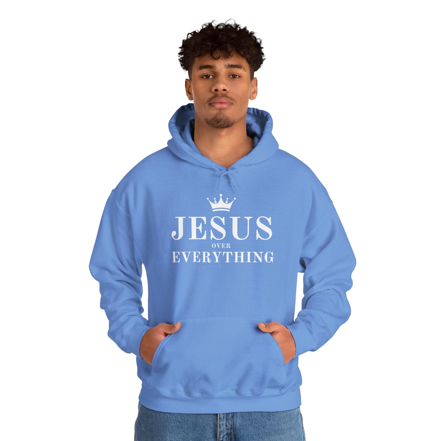 Jesus Over Everything Unisex Heavy Blend™ Hoodie