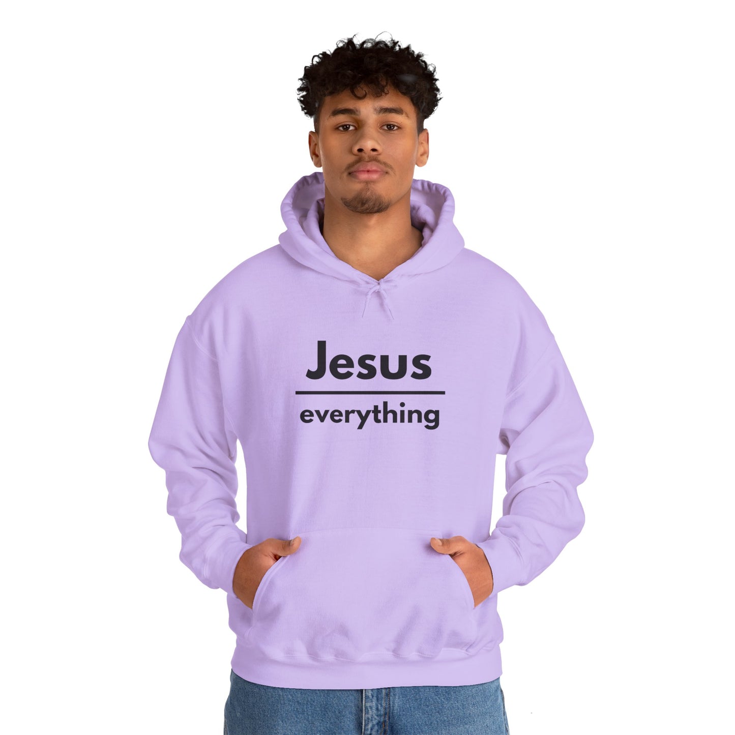 Jesus Over Everything Heavy Blend™ Hoodie