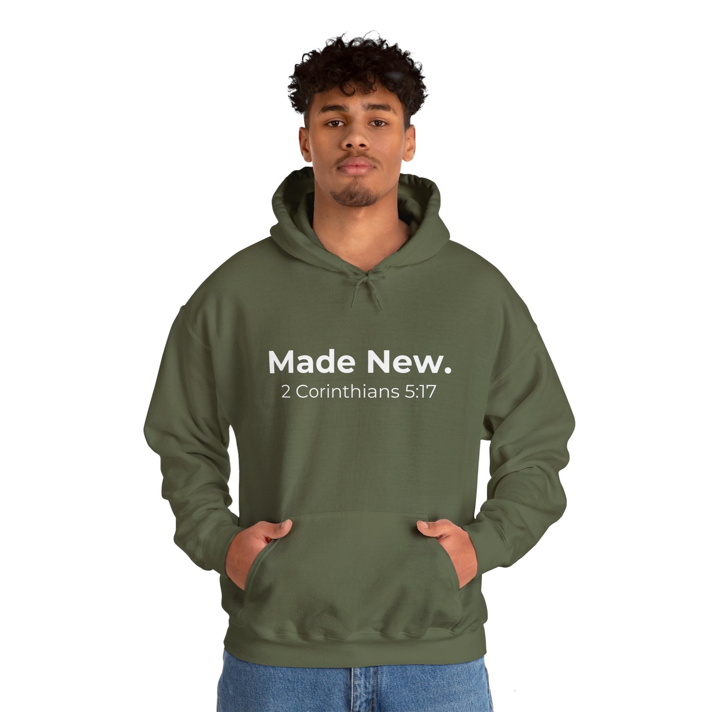 Made New: 2 Corinthians 5:17 Heavy Blend™ Hoodie