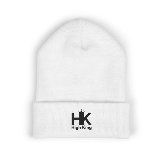High King Cuffed Beanie with Embroidered Logo