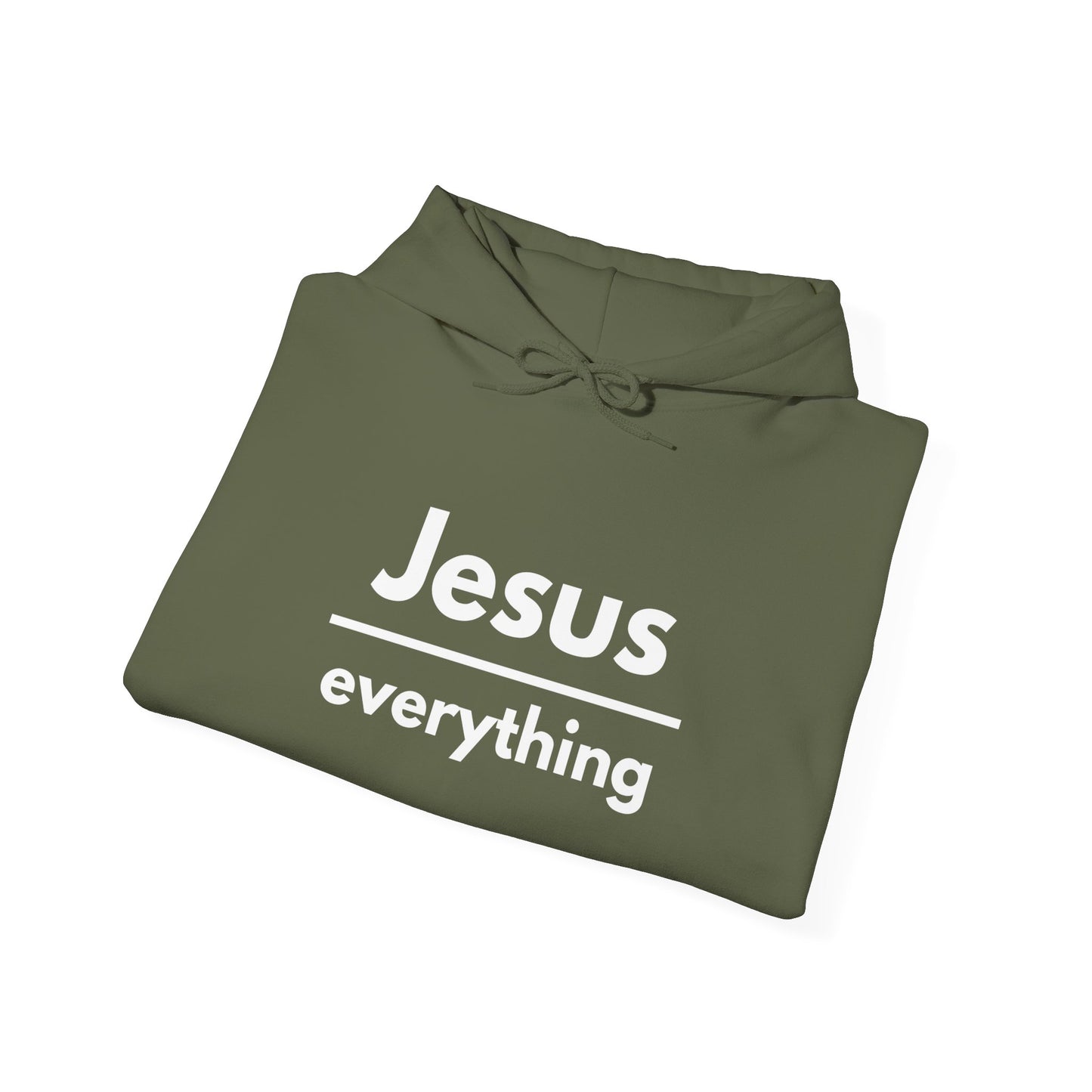 Jesus Over Everything Heavy Blend™ Hoodie