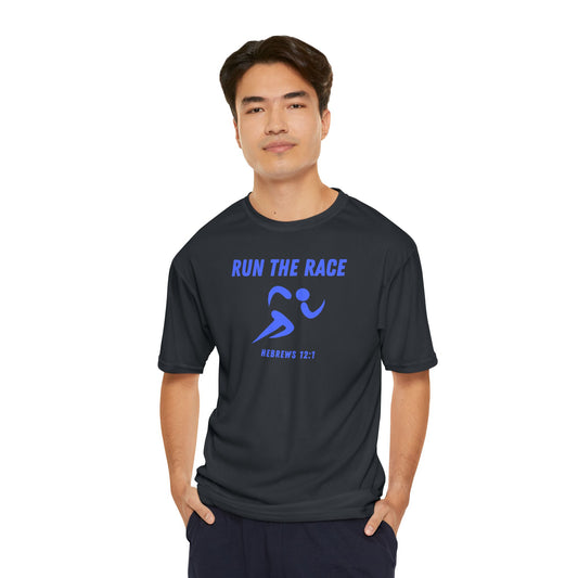 Run the Race Performance T-Shirt (purple print // other colors available)