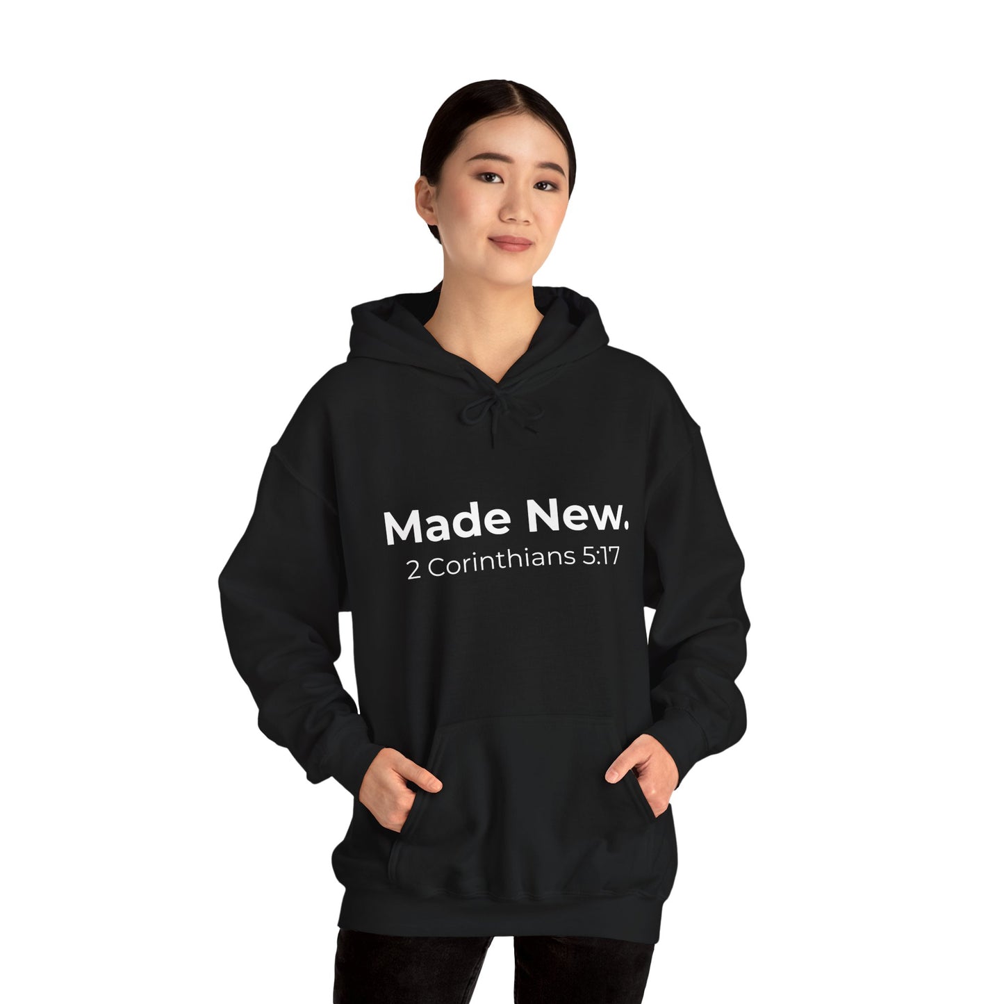 Made New: 2 Corinthians 5:17 Heavy Blend™ Hoodie