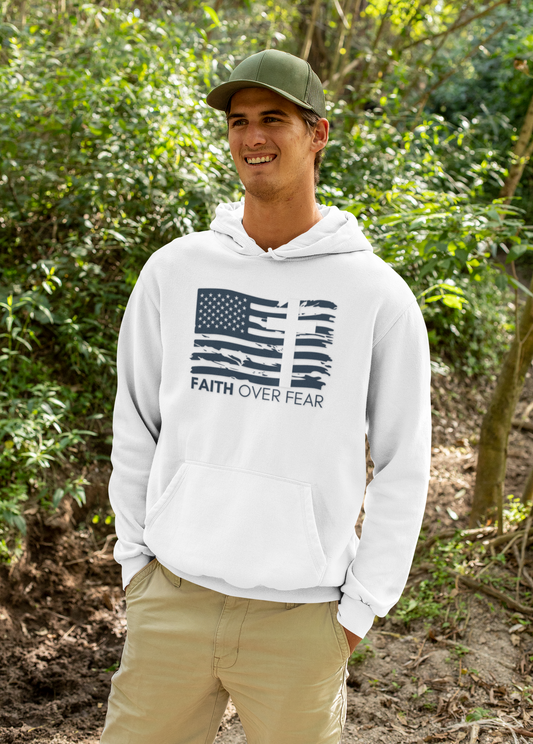 Faith Over Fear Heavy Blend™ Hooded Sweatshirt