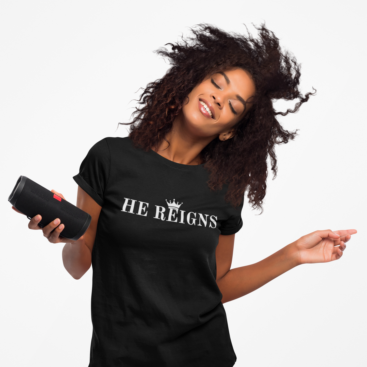 He Reigns Unisex Jersey Tee