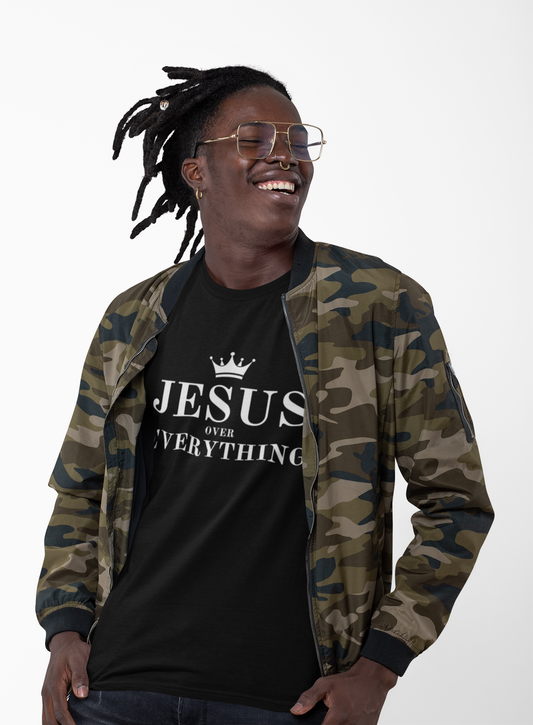 Jesus Over Everything Unisex Jersey Tee