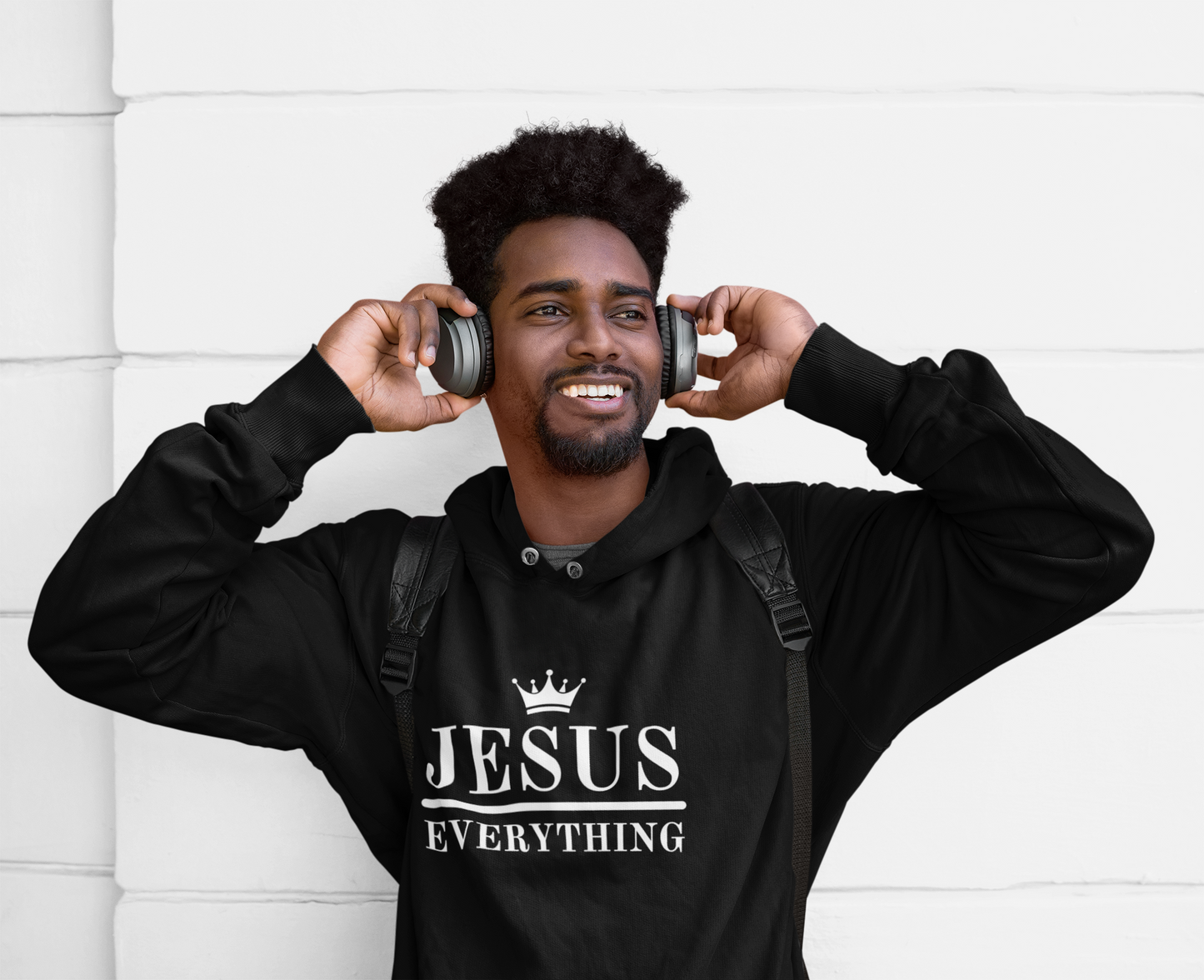 Jesus Over Everything Heavy Blend™ Hoodie