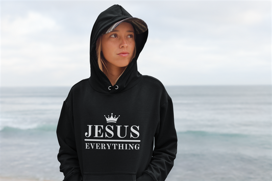 Jesus Over Everything Heavy Blend™ Hoodie
