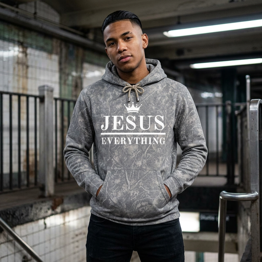 Jesus Everything Hoodie — Faith-Based Christian Pullover