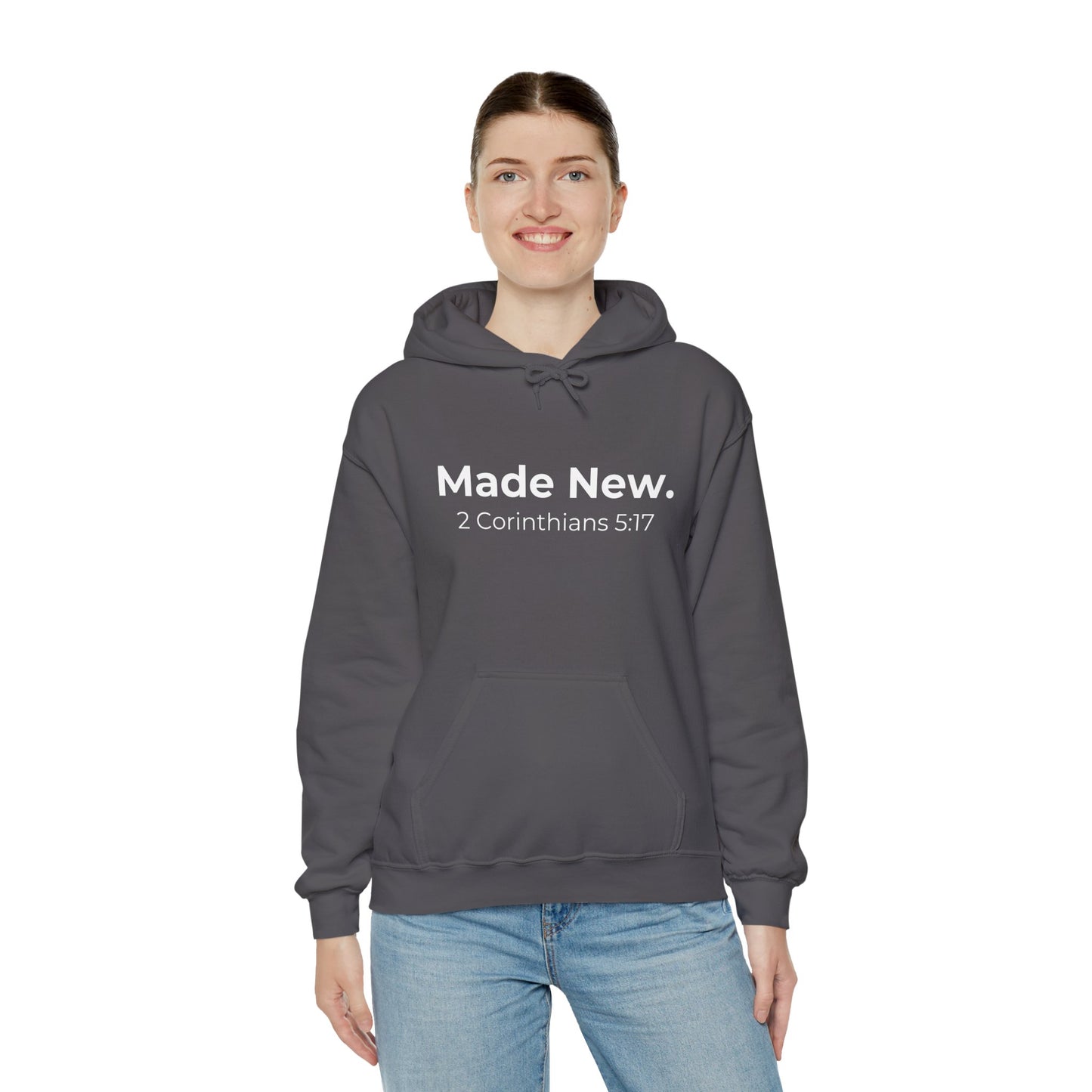 Made New: 2 Corinthians 5:17 Heavy Blend™ Hoodie