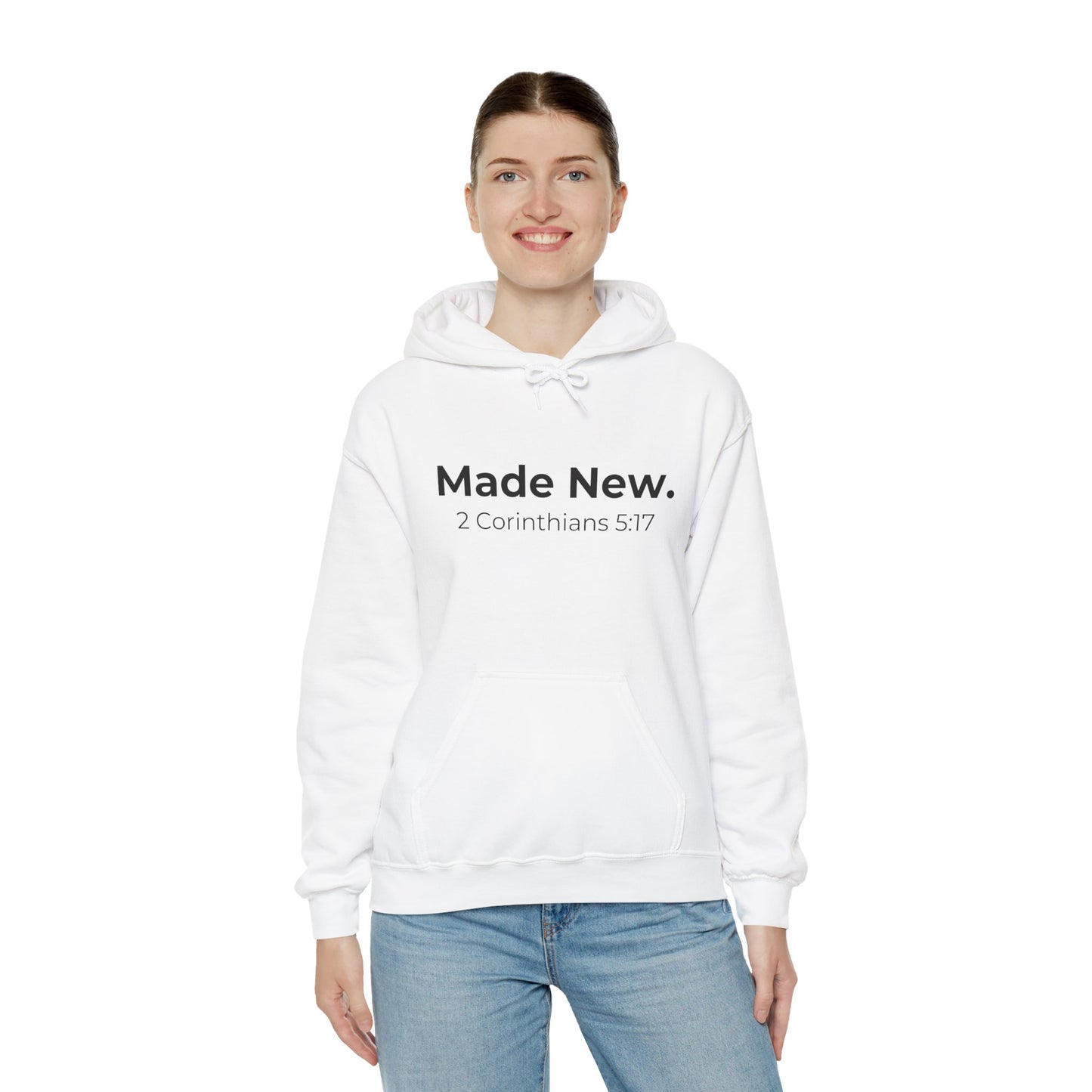 Made New: 2 Corinthians 5:17 Heavy Blend™ Hoodie