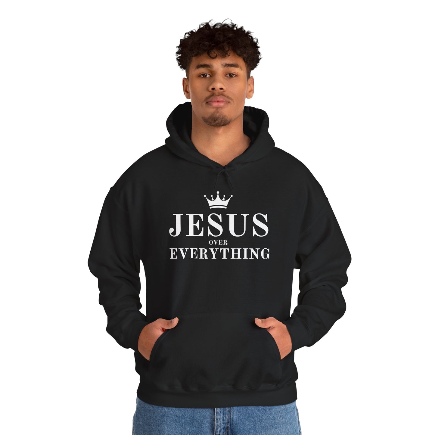 Jesus Over Everything Unisex Heavy Blend™ Hoodie