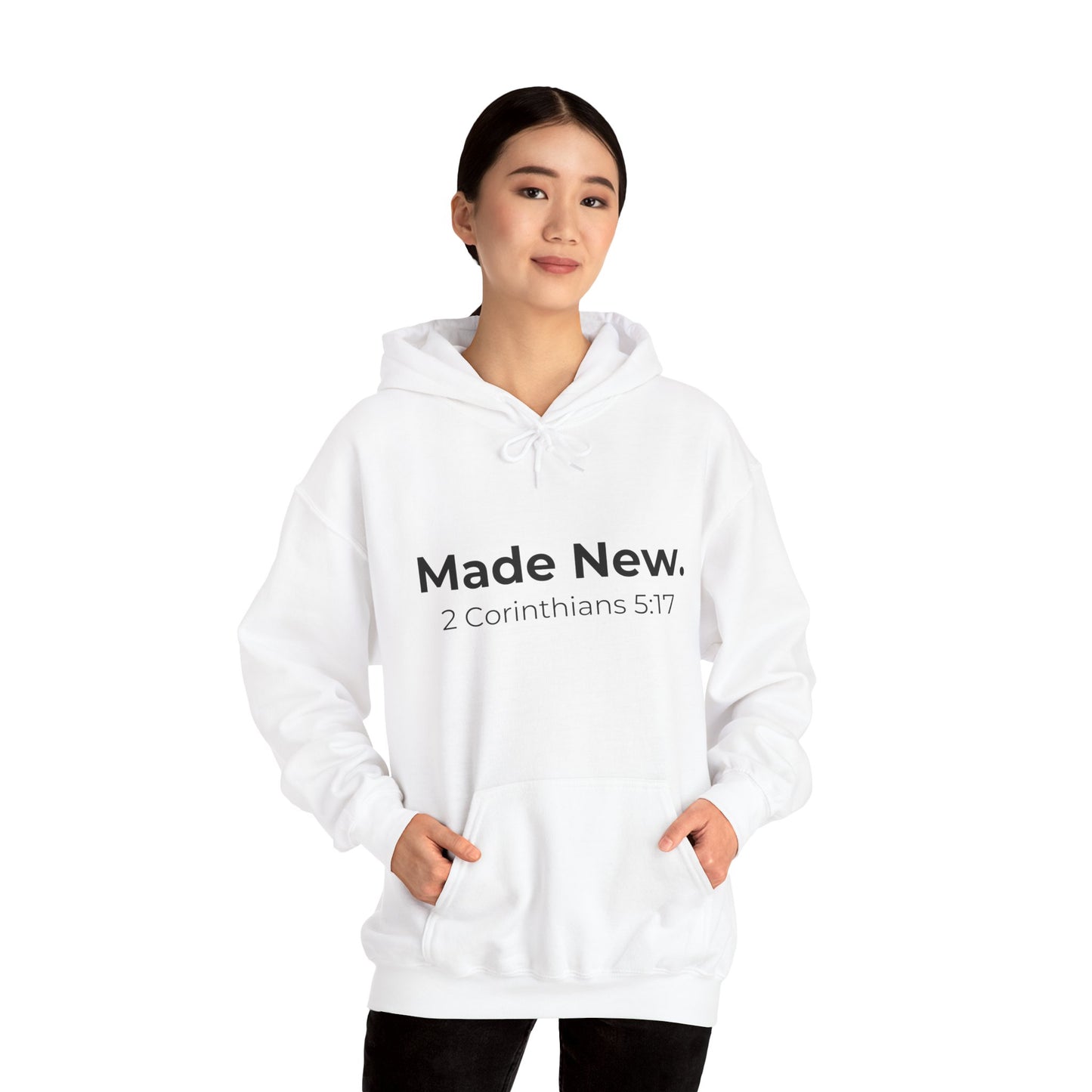 Made New: 2 Corinthians 5:17 Heavy Blend™ Hoodie