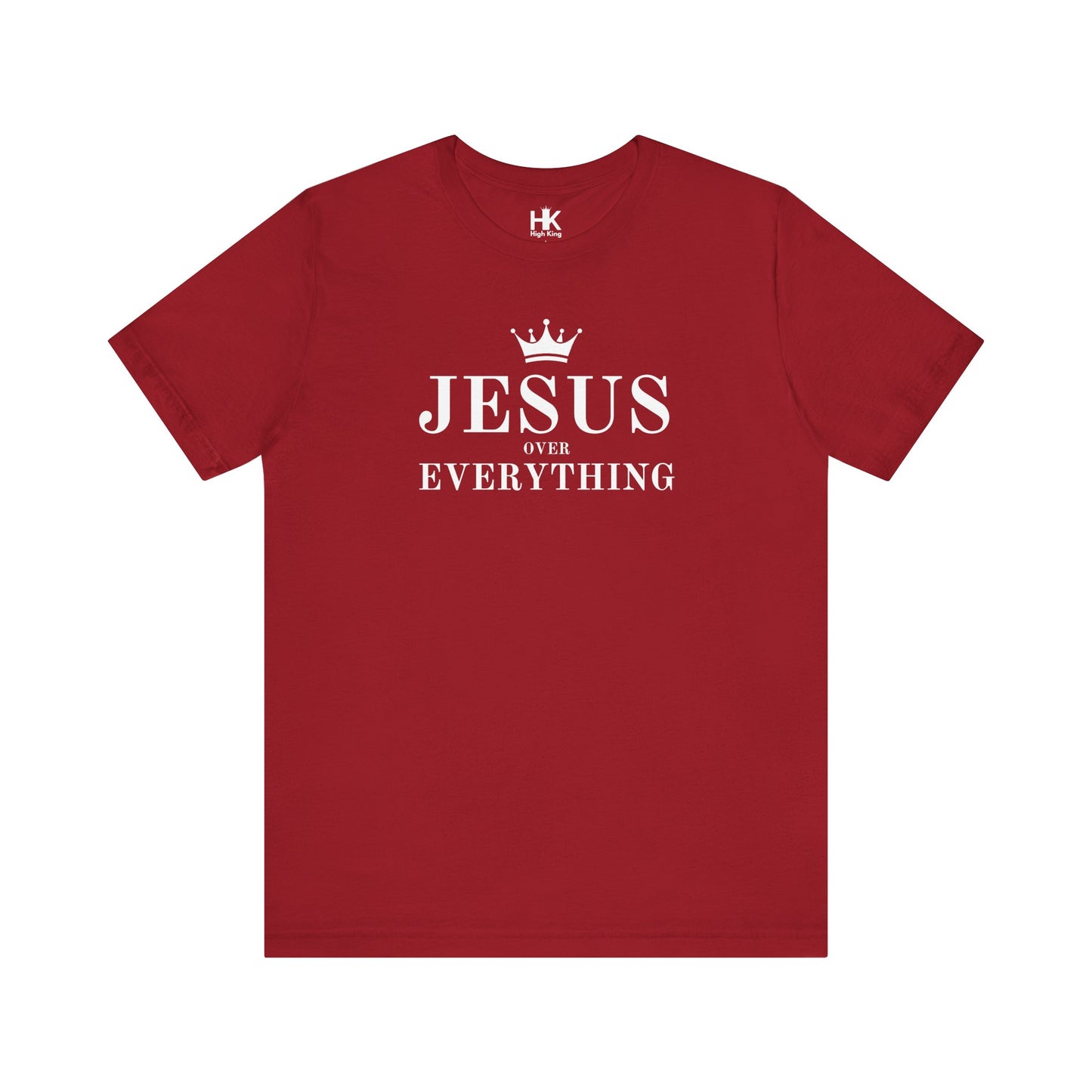 Jesus Over Everything Unisex Jersey Tee