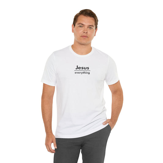 Jesus Over Everything Unisex Jersey Tee (other colors available)