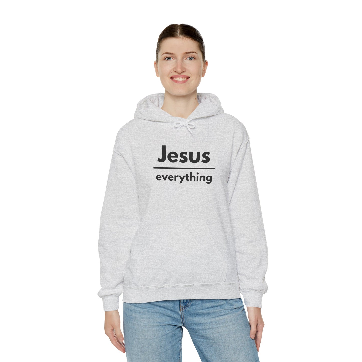 Jesus Over Everything Heavy Blend™ Hoodie