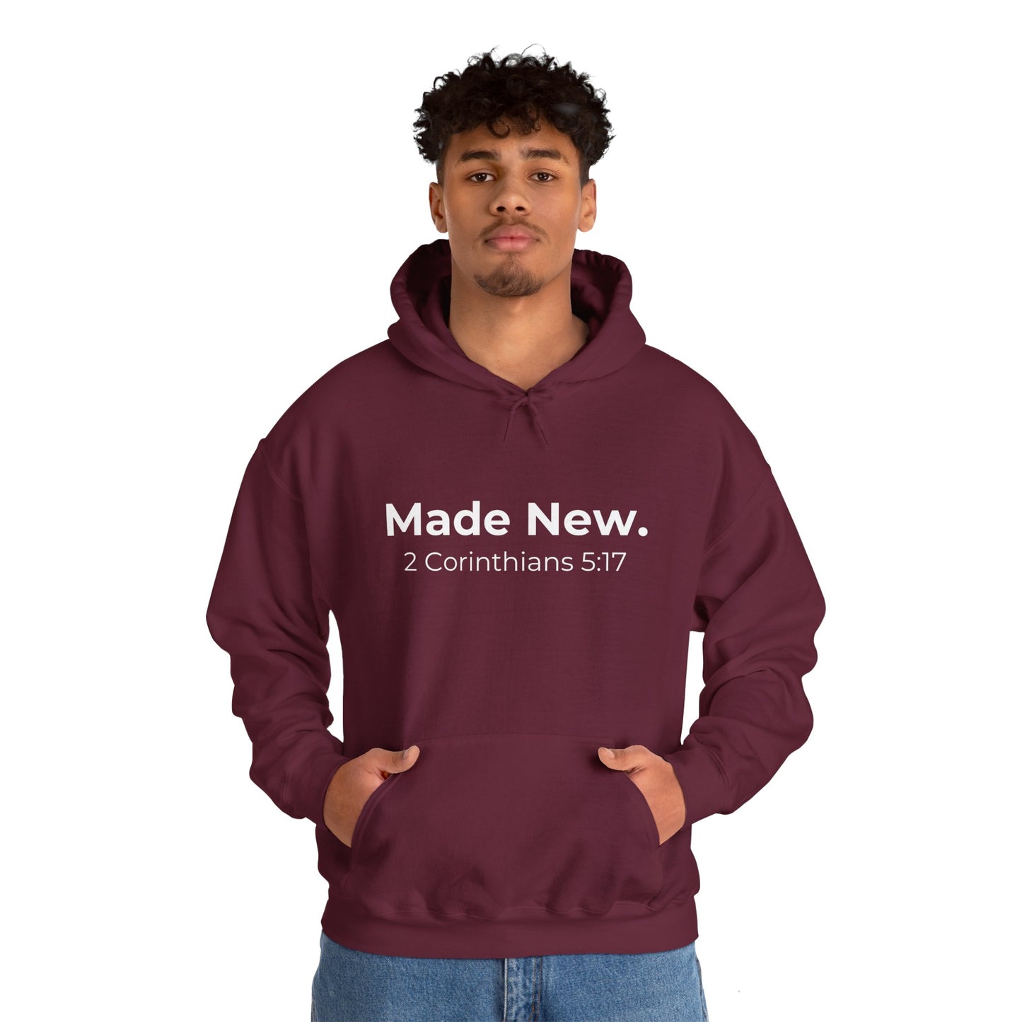 Made New: 2 Corinthians 5:17 Heavy Blend™ Hoodie