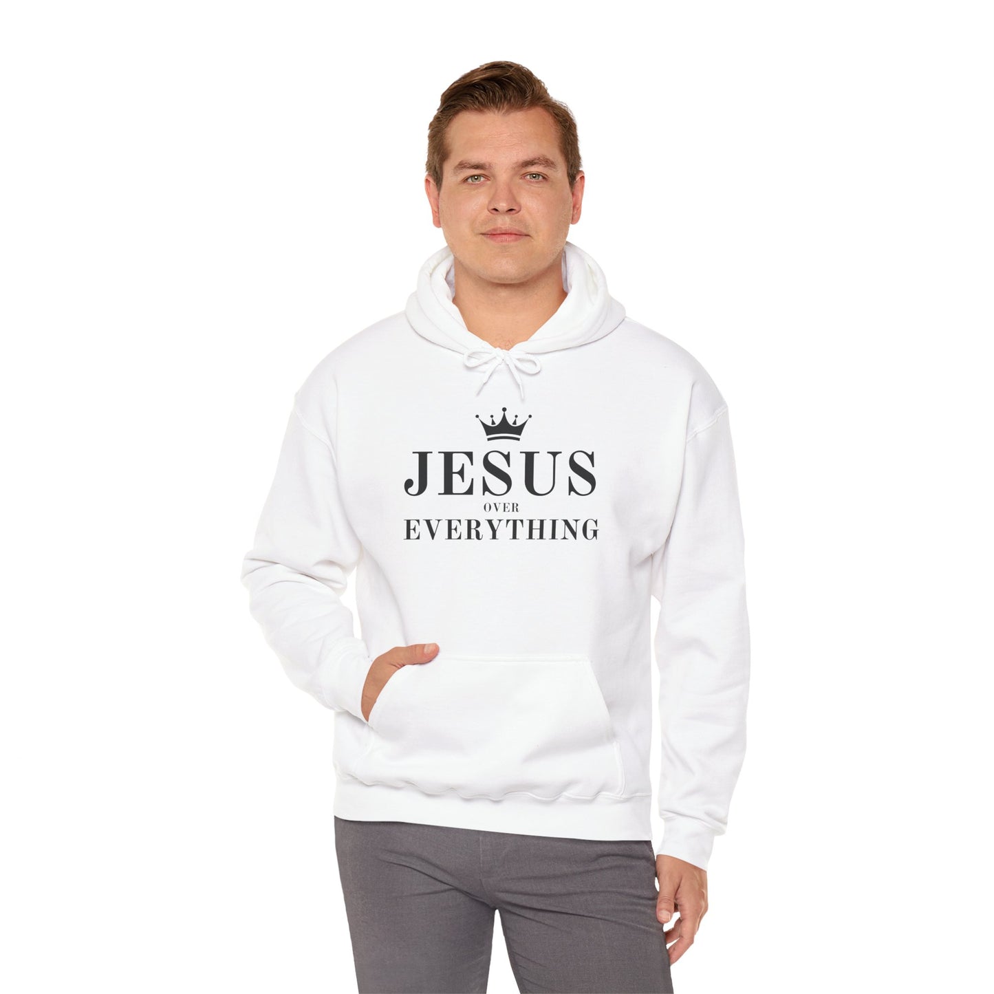 Jesus Over Everything Unisex Heavy Blend™ Hoodie