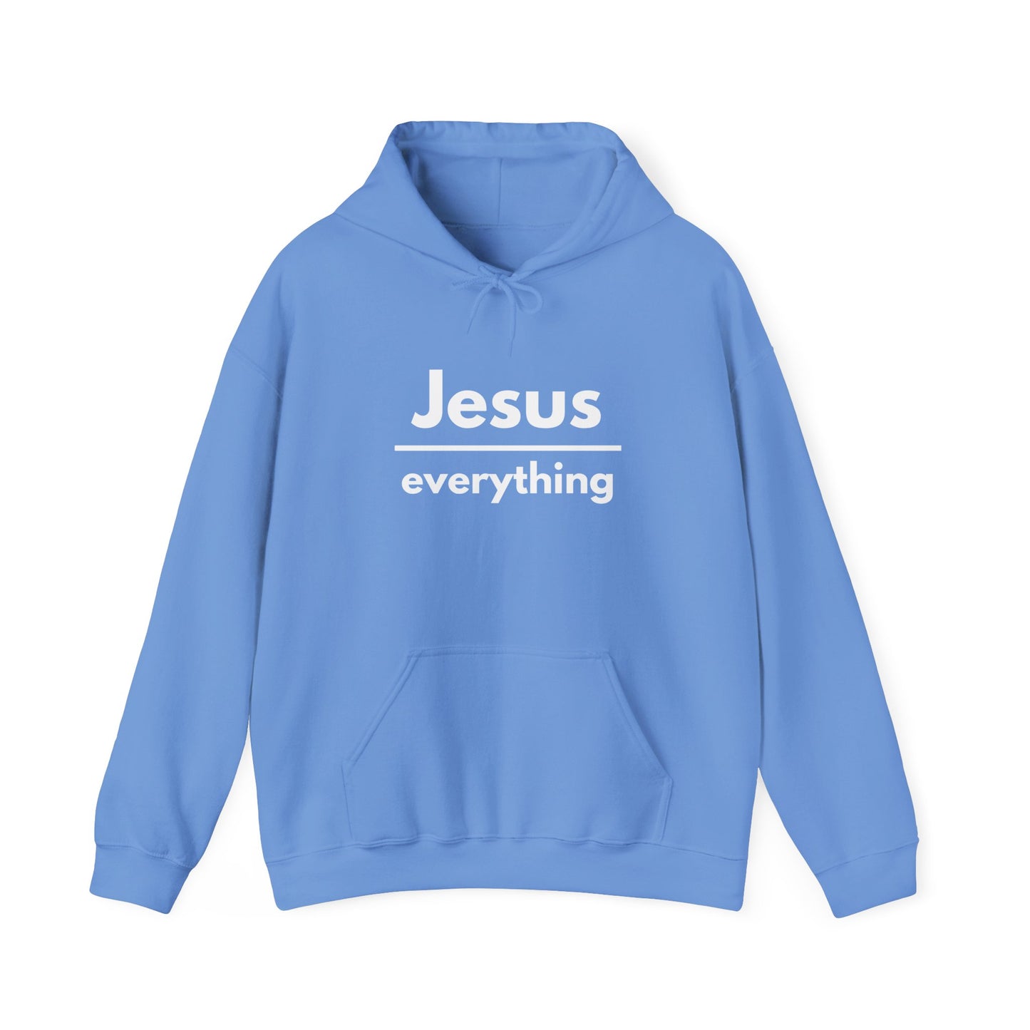 Jesus Over Everything Heavy Blend™ Hoodie