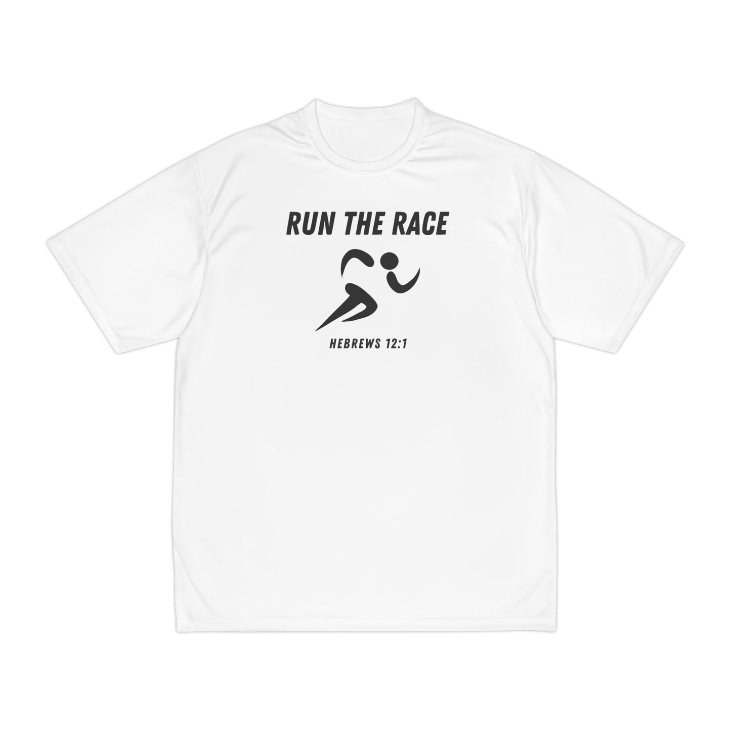Run the Race Performance T-Shirt (black print // other colors available)