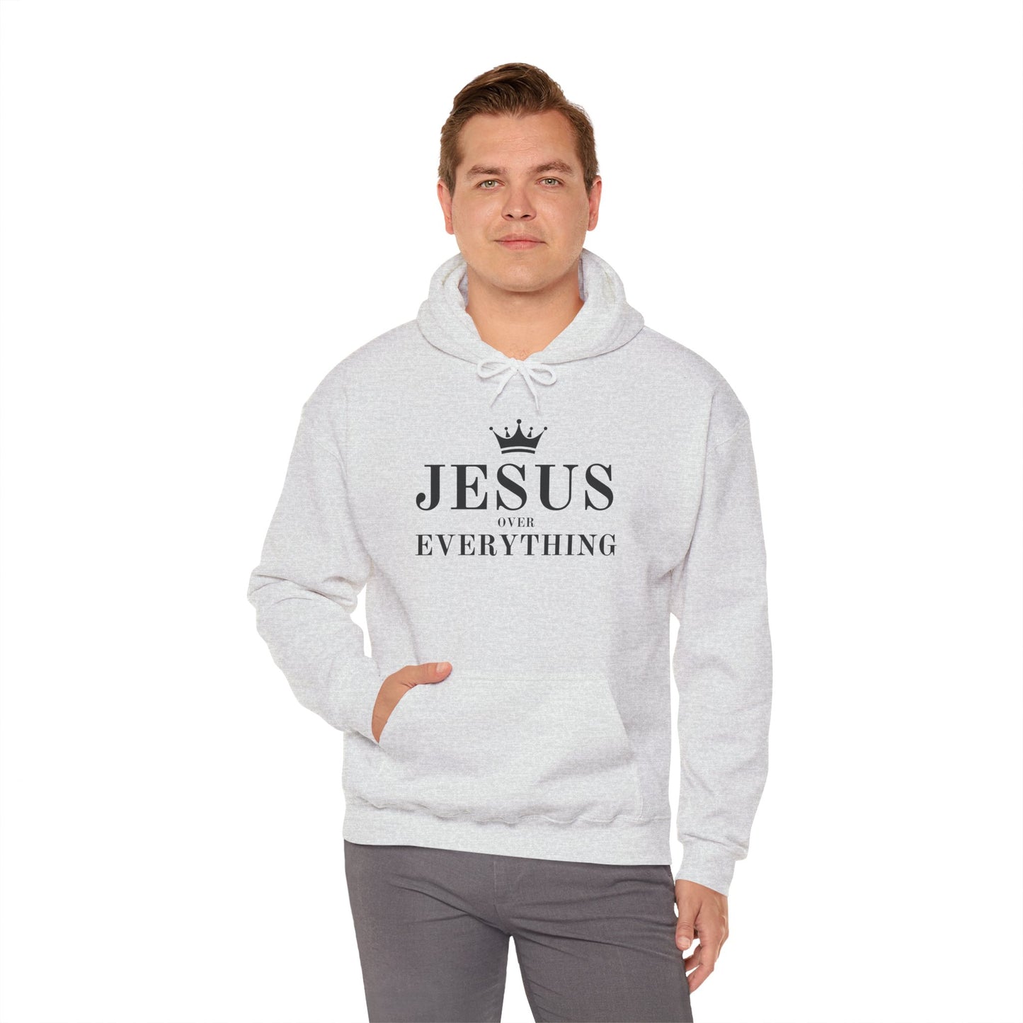 Jesus Over Everything Unisex Heavy Blend™ Hoodie