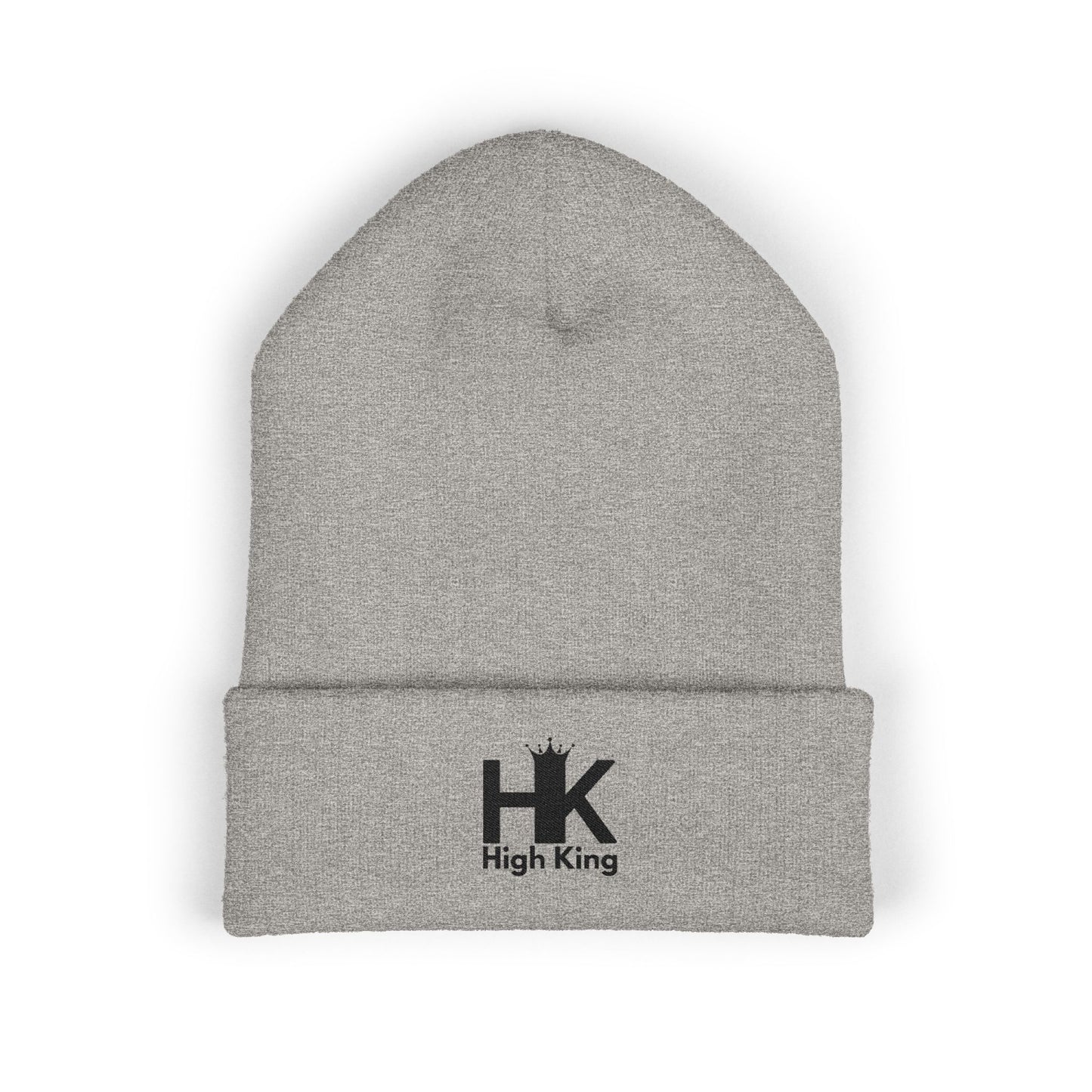 High King Cuffed Beanie with Embroidered Logo