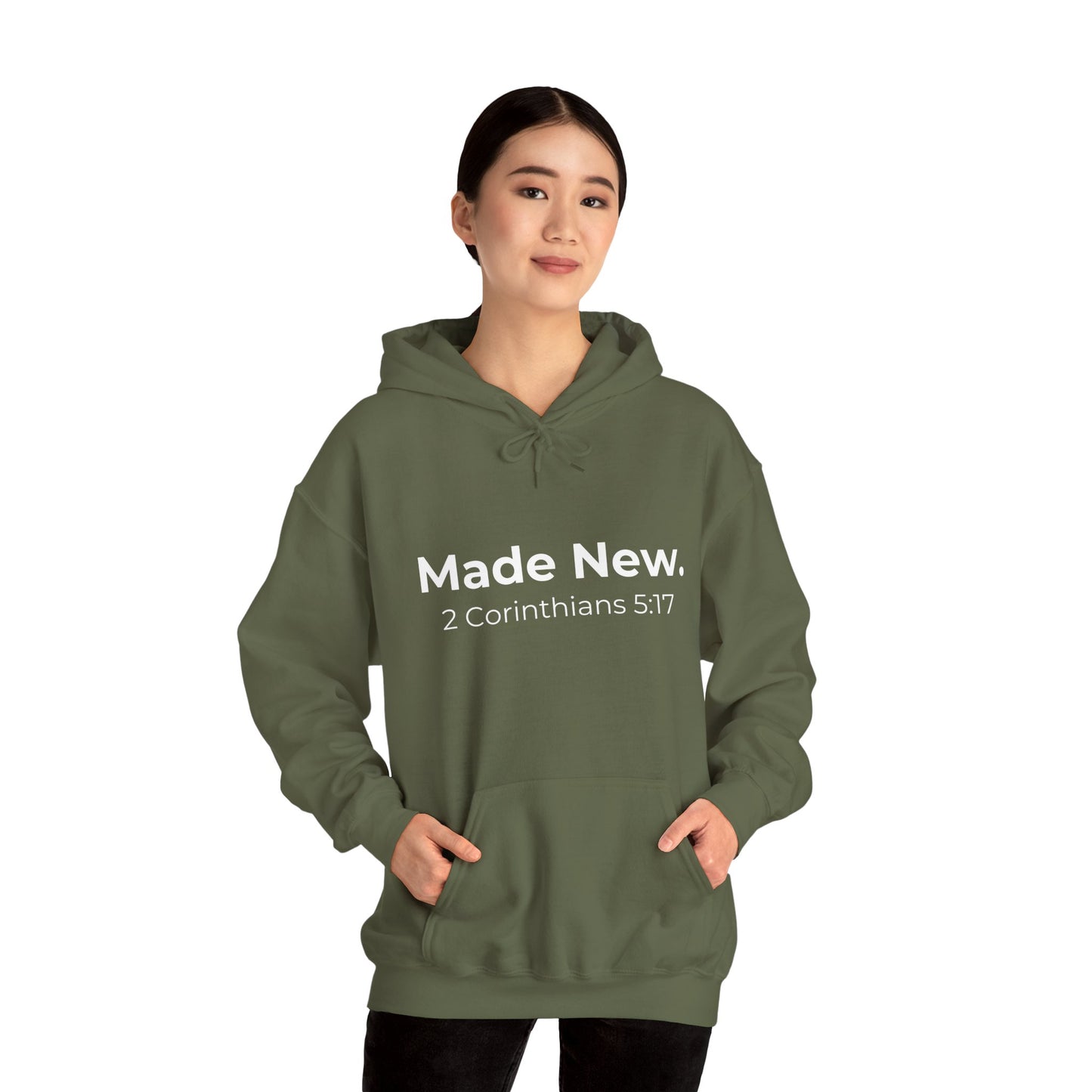 Made New: 2 Corinthians 5:17 Heavy Blend™ Hoodie