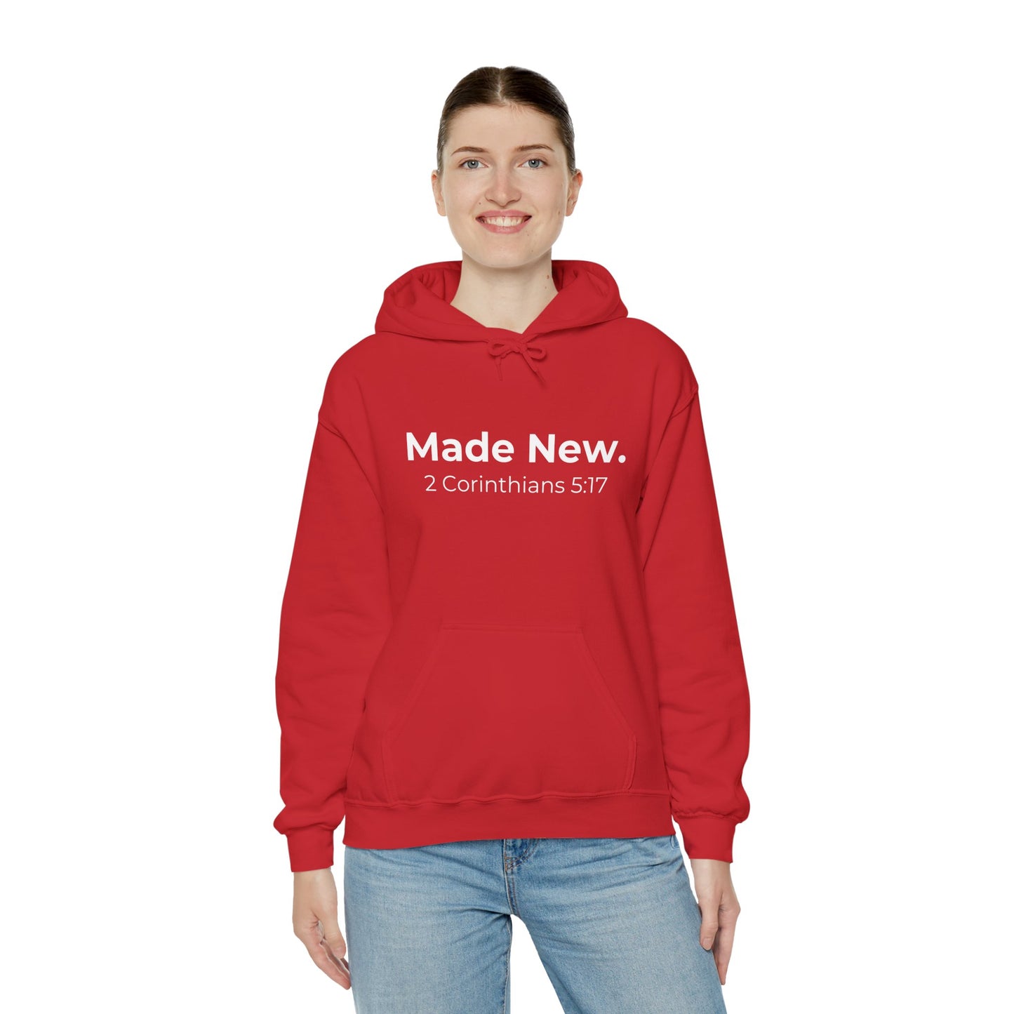 Made New: 2 Corinthians 5:17 Heavy Blend™ Hoodie