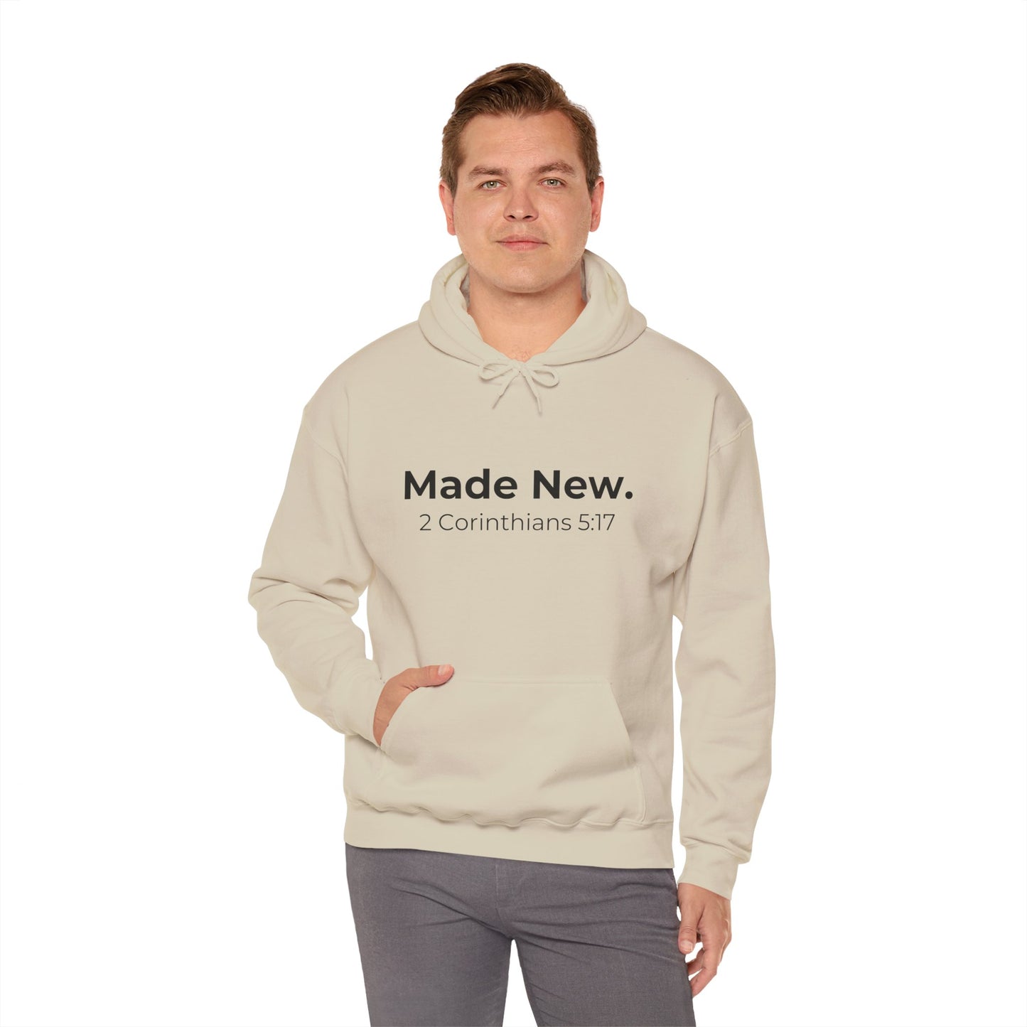 Made New: 2 Corinthians 5:17 Heavy Blend™ Hoodie