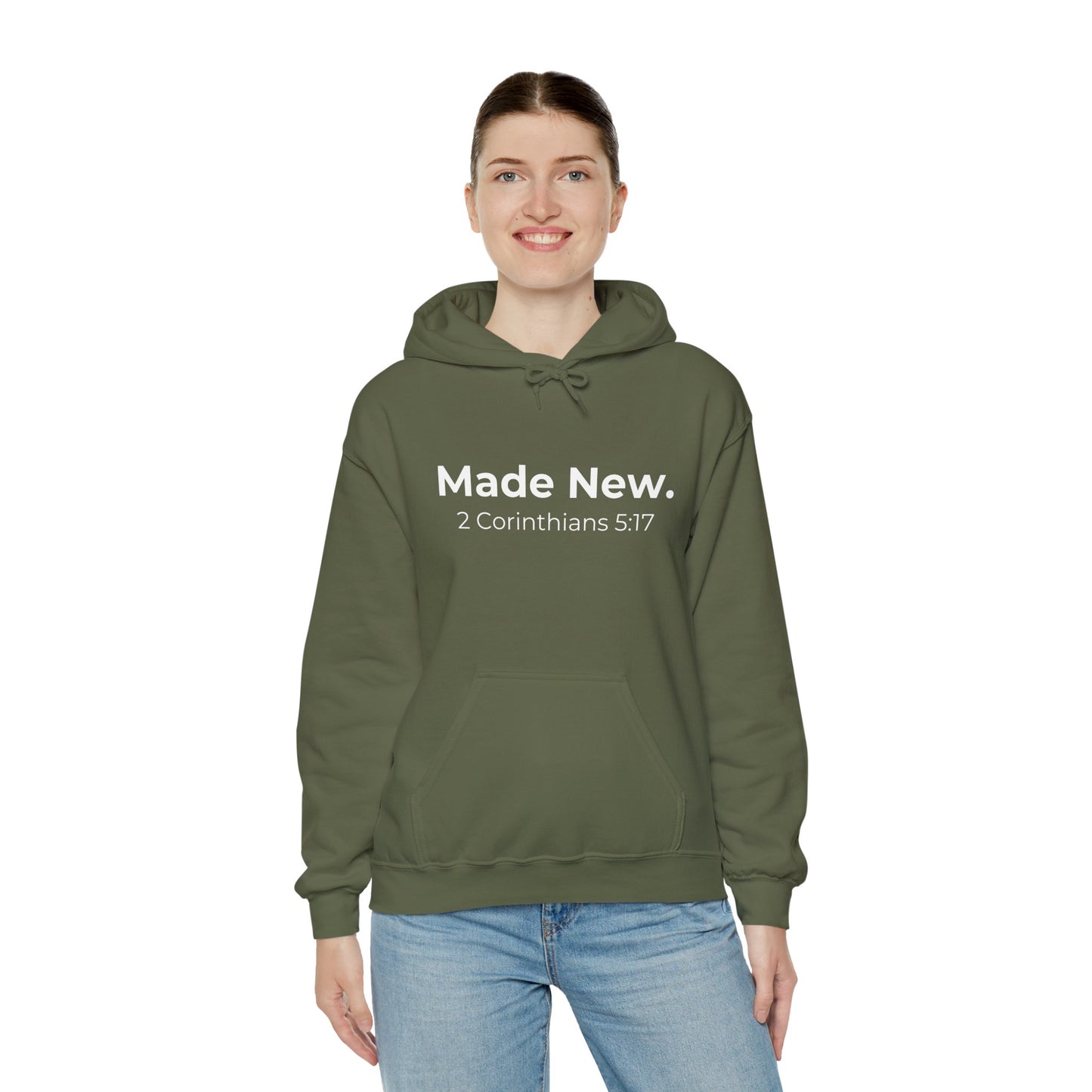 Made New: 2 Corinthians 5:17 Heavy Blend™ Hoodie