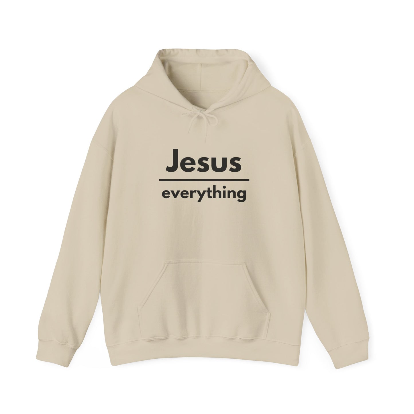 Jesus Over Everything Heavy Blend™ Hoodie