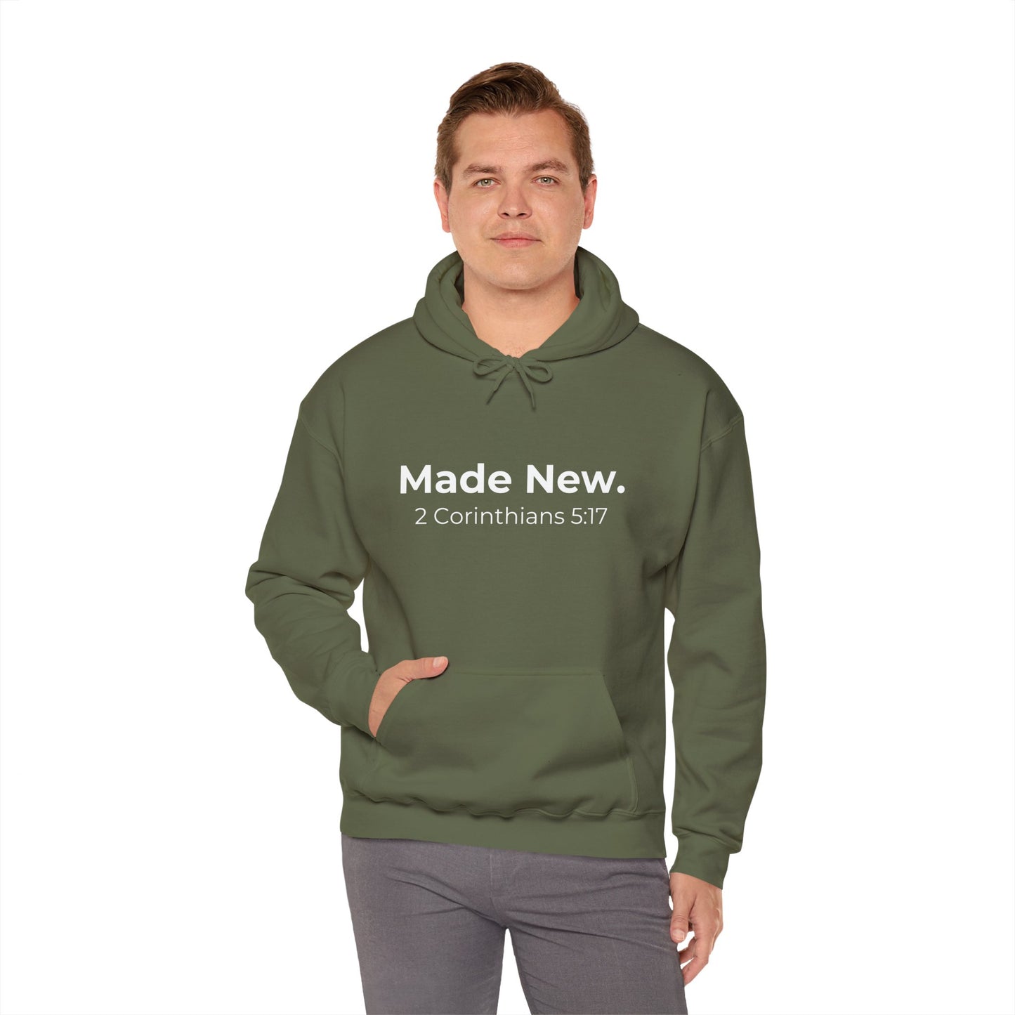 Made New: 2 Corinthians 5:17 Heavy Blend™ Hoodie