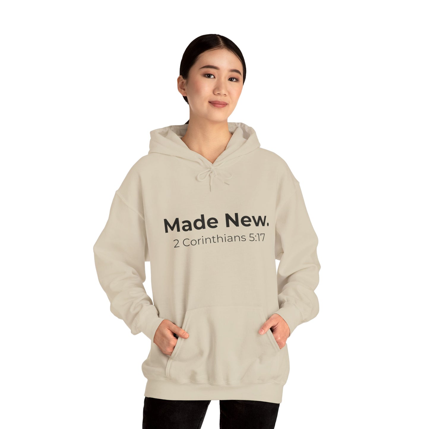 Made New: 2 Corinthians 5:17 Heavy Blend™ Hoodie