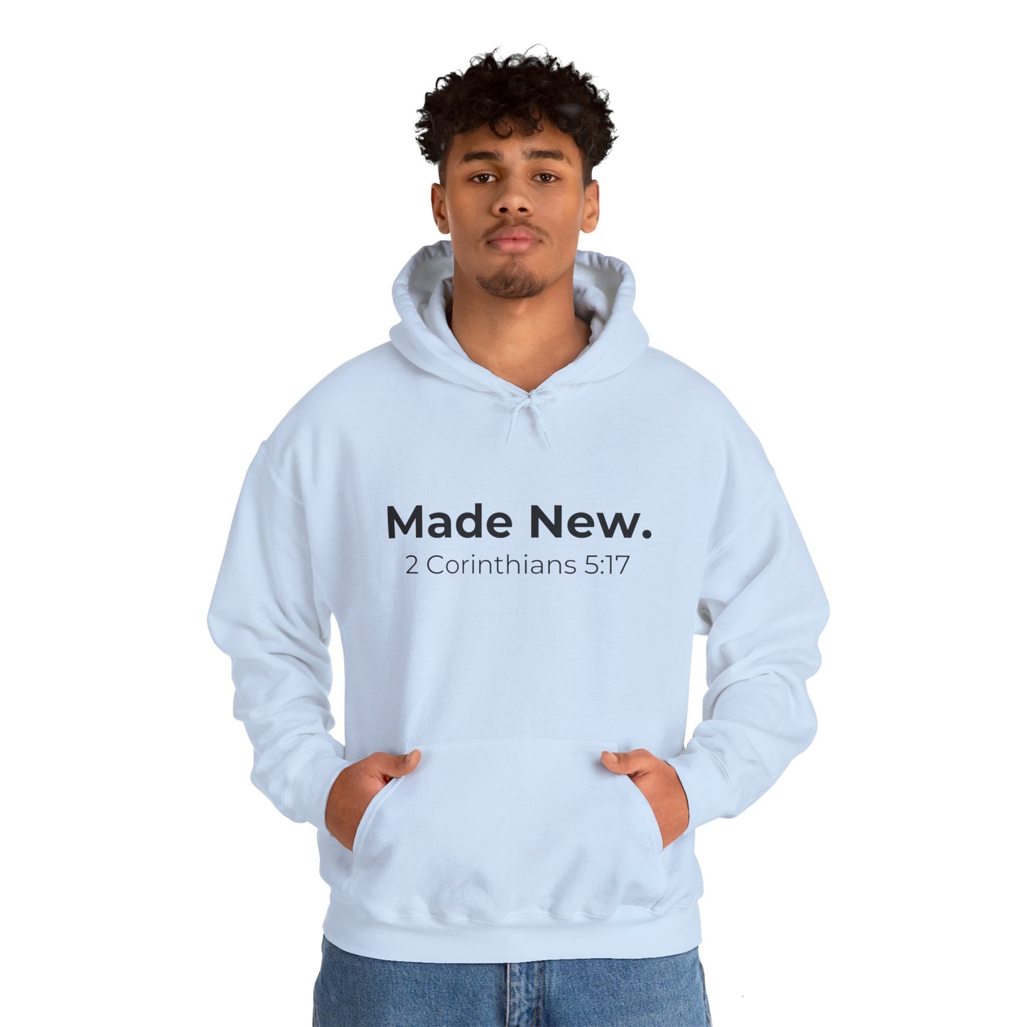 Made New: 2 Corinthians 5:17 Heavy Blend™ Hoodie