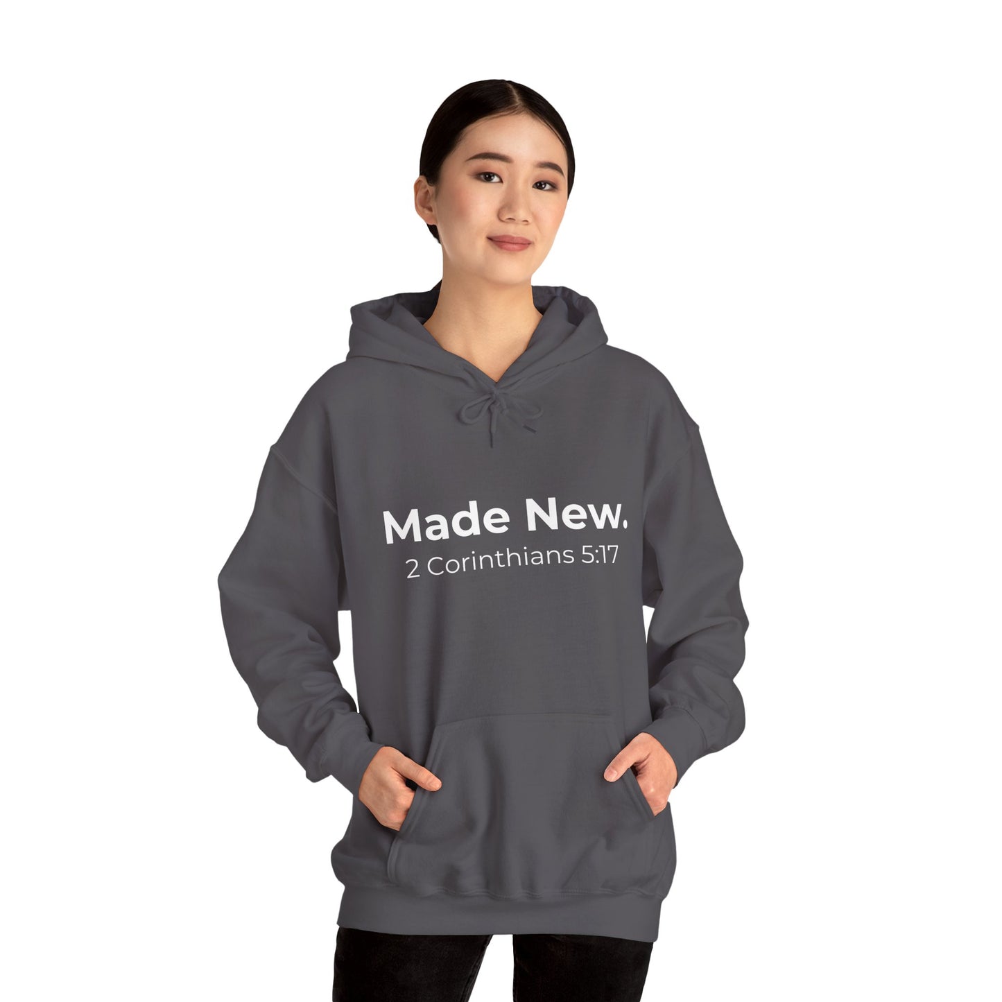 Made New: 2 Corinthians 5:17 Heavy Blend™ Hoodie