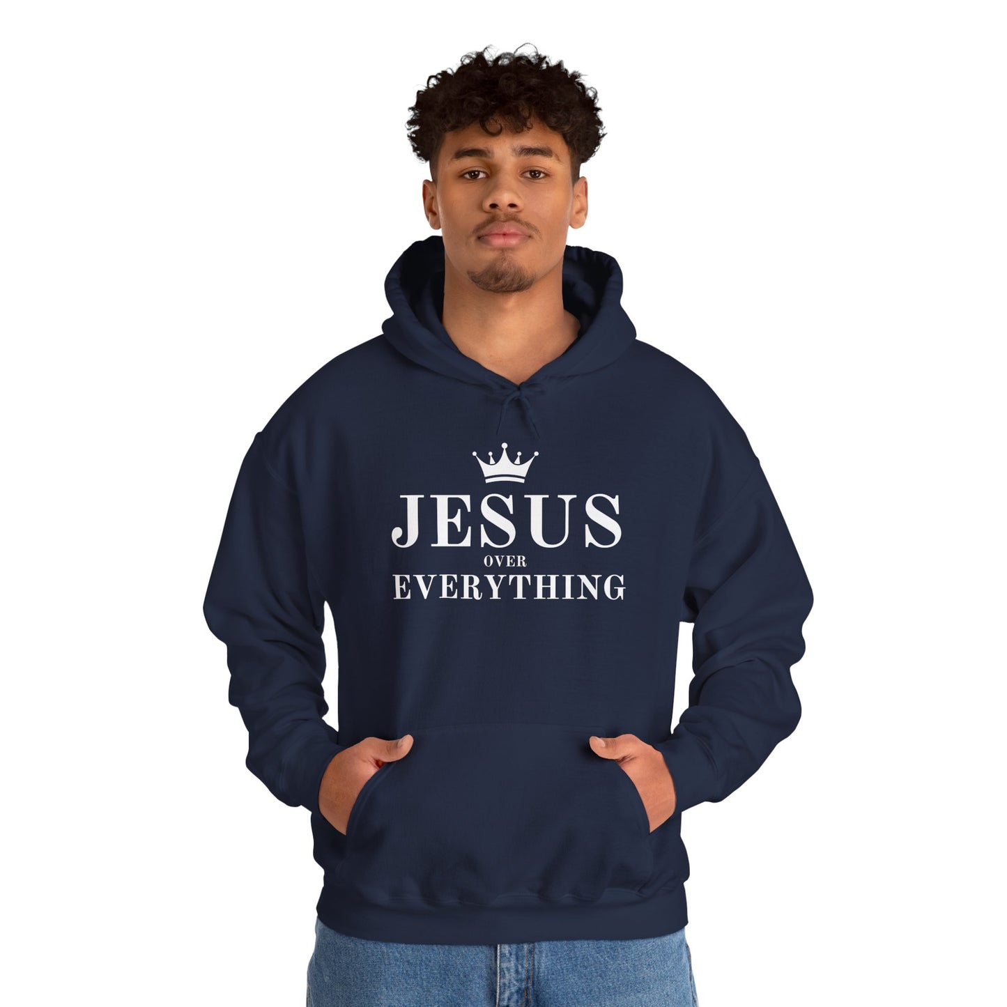 Jesus Over Everything Unisex Heavy Blend™ Hoodie